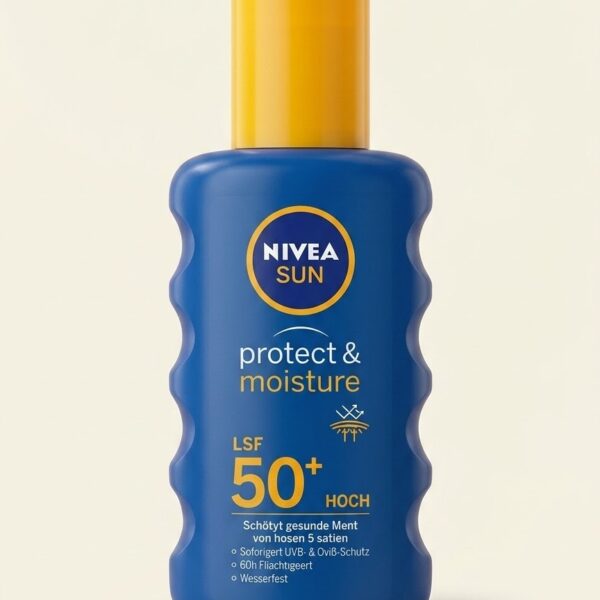 اسپری ضد آفتاب نیوآ Sun Protect & Moisture SPF50+ حجم 200 میلی‌لیتر